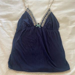 Y2k sleepwear top💙💙